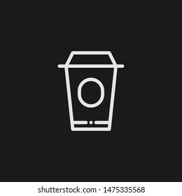 Outline Bin Vector Icon. Bin Illustration For Web, Mobile Apps, Design. Bin Vector Symbol.