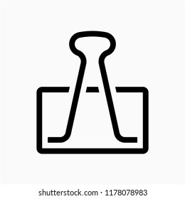 Outline binder pixel perfect vector icon