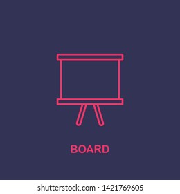 Outline board icon.board vector illustration. Symbol for web and mobile