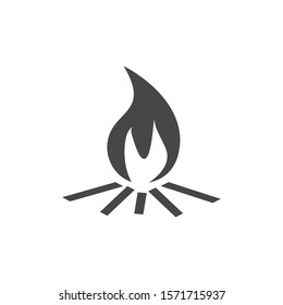 Outline bonfire vector icon. Bonfire illustration for web,vector icon mobile apps, design. vector icon Bonfire vector symbol.