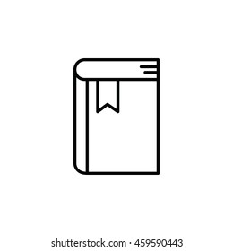Outline Book Icon