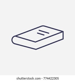 Outline Book icon illustration vector symbol