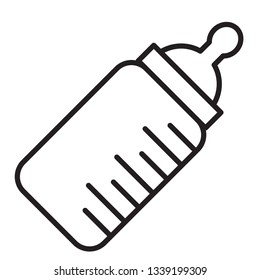outline bottle  icon, modern concept, simple concept
