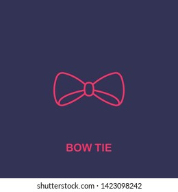 Outline bow tie icon.bow tie vector illustration. Symbol for web and mobile