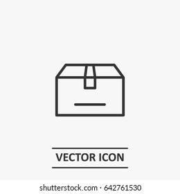 Outline Box  icon illustration vector symbol