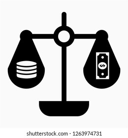 Outline budget estimate pixel perfect vector icon