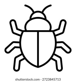 Symbol für Fehler bei Software-Viren, Malware und Codierungsfehlern.