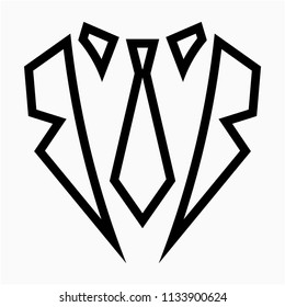Outline Businessman pixel perfect vector icon