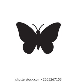 Outline butterfly icon. Vector image