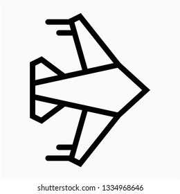 Outline Buy flight ticket vector icon