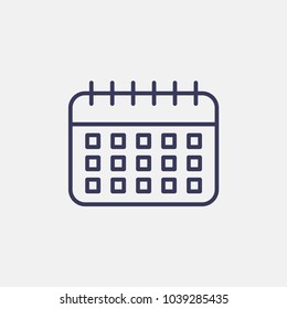 Outline Calendar  Icon Illustration Vector Symbol