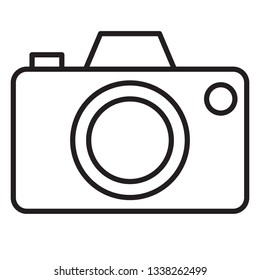 outline camera vector icon, modern concept, simple concept