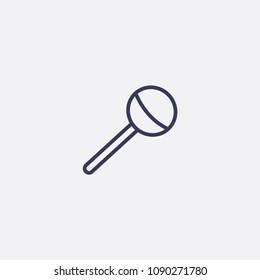 Outline candy icon illustration,vector sweet sign symbol