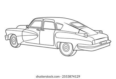 Outline car vector drawing concept design.Vehicle outline sketch
illustration isolated on white background.car line art for coloring book.
Car icon set.Transport symbol.Vector illustration.