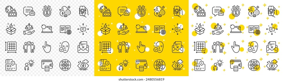 Outline Card, Recovery laptop and Group people line icons pack for web with New message, Justice scales, 5g internet line icon. Cursor, Global business, Internet book pictogram icon. Vector