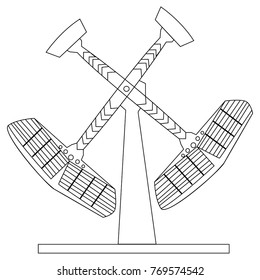 outline carnival object