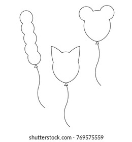 outline carnival object