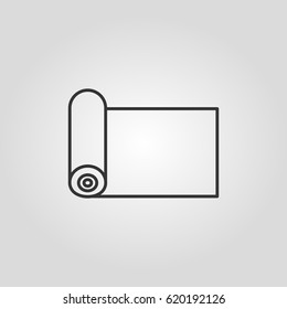  Outline carpet icon   web icon ilustration  vector symbol