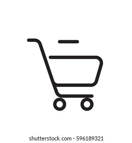 Outline Cart icon  Icon for website design, logo