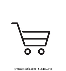 Outline Cart icon  Icon for website design, logo