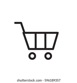 Outline Cart icon  Icon for website design, logo