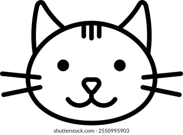 Outline of the cat icon
