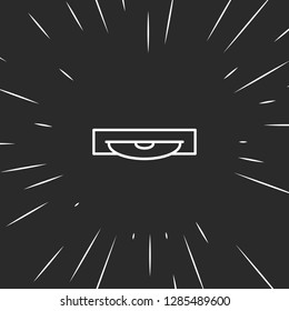 Outline cd icon illustration isolated vector sign symbol
