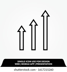Outline chart icon.chart vector illustration