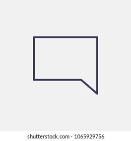 Outline chat icon illustration vector symbol