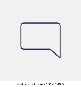 Outline chat icon illustration vector symbol