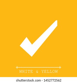 Outline check icon. Check vector illustration. A sign of check. Symbol of check for web and mobile.