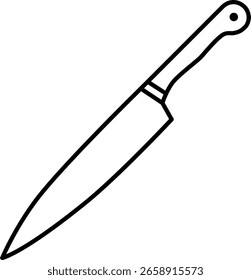 Outline of a Chef's Knife