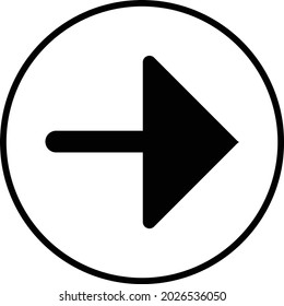 outline circle with arrows like an umbrella.  arrows with separate arrowheads and arrowheads.  combined black rectangle with three arrow heads. 