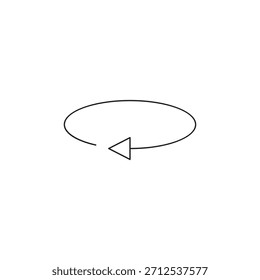 Symbol für den Umrisspfeil für die Schnittstelle zum Aktualisieren oder erneuten Laden von Aktionen.