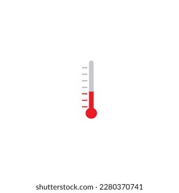 ícono de vector climático de contorno, ilustración aislada de elementos de línea simple del concepto de meteorología, thermometers set ícono de diferentes niveles de temperatura control del clima aire frío cálido