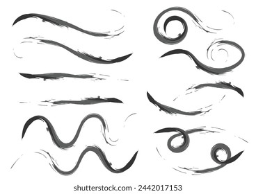 outline clip decorative frame and arrow