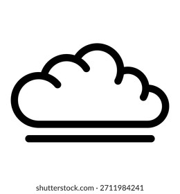 Cloud-Symbol für Online-Speicher, Datendienst und Hosting.