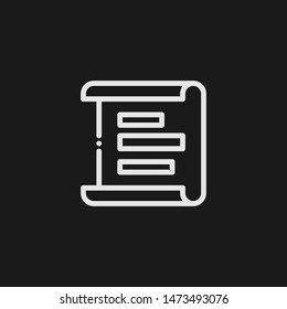 Outline coding vector icon. Coding illustration for web, mobile apps, design. Coding vector symbol.