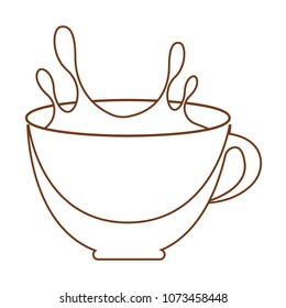 Outline coffee symbol