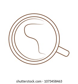 Outline coffee symbol