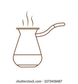 Outline coffee symbol
