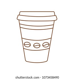 Outline coffee symbol