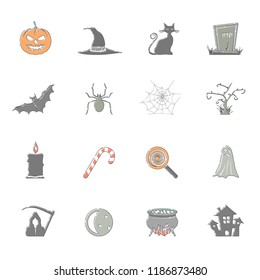 Outline Color Icons - Halloween
