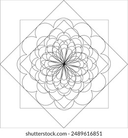 outline, colorful, batik, bauhaus, classic, art deco, flat design, pattern, cute, shape, frame, trendy, asian style, background, fabric, palm, tropic, paper, sketch, blossom, elegant, retro, label, ar