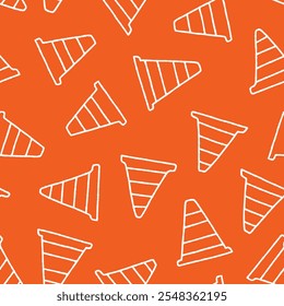 Ilustração de padrão contínuo do vetor do contorno para impressão, papel de parede, decoração.