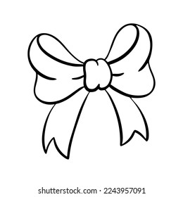 Outline contour. Design element. Vector illustration isolated on white background. Template for books, stickers, posters, cards, clothes.