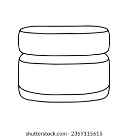 Outline contour. Design element. Vector illustration isolated on white background. Template for books, stickers, posters, cards, clothes.