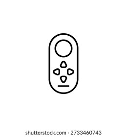 Outline Controller Icon Digital Gaming Input Device Vector