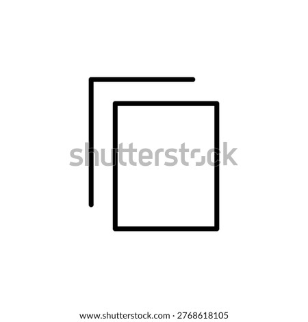 Outline Copy icon for content duplication system