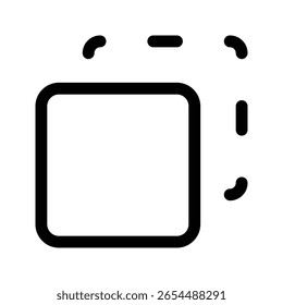 Outline copy icon to duplicate, clone, or paste content